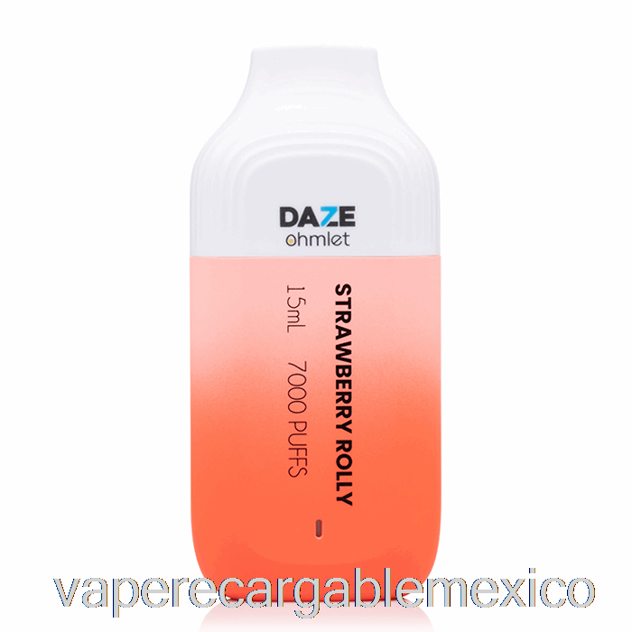 Vape Recargable 7 Daze Ohmlet 7000 Desechable Fresa Rolly